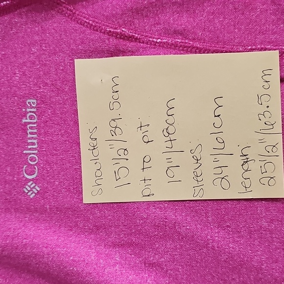 Columbia Omni XS wick fuscia pink pullover hoodie - Picture 3 of 16